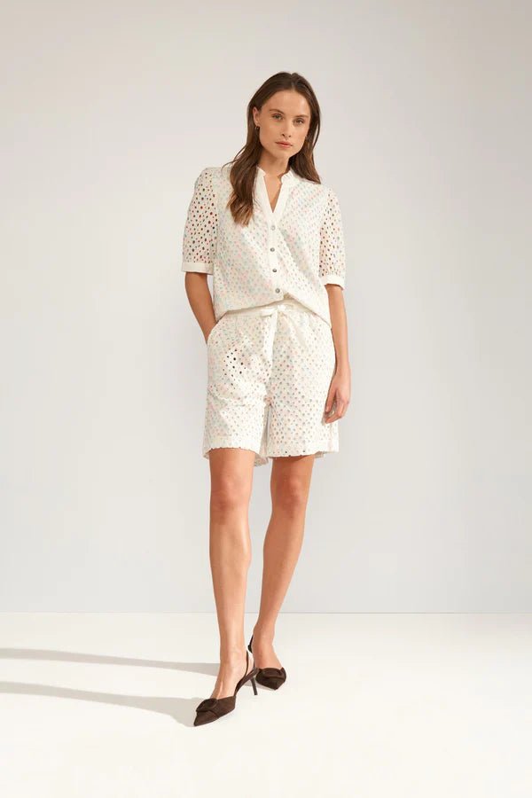 Numph Marisa S/S Shirt Bright White - Steranko Clothing Manchester