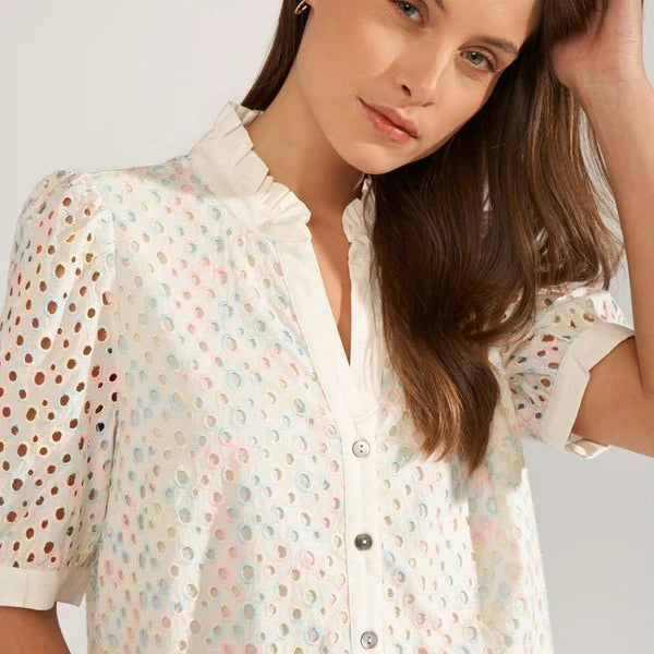 Numph Marisa S/S Shirt Bright White - Steranko Clothing Manchester