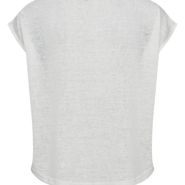 Numph Meddi T-Shirt Cloud Dancer - Steranko Clothing Manchester