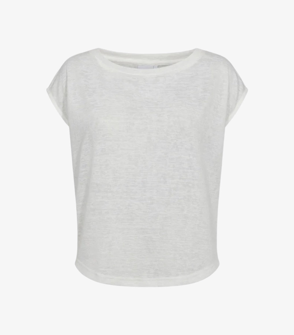 Numph Meddi T-Shirt Cloud Dancer - Steranko Clothing Manchester