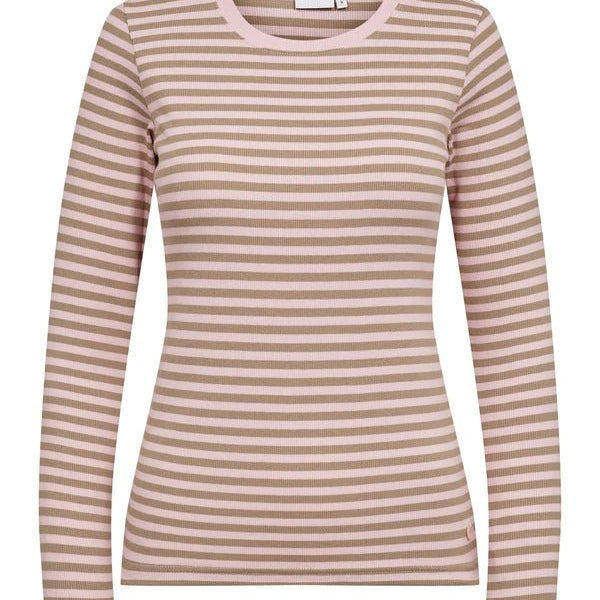 Numph Melany LS Knitted Top Pink Lady - Steranko Clothing Manchester