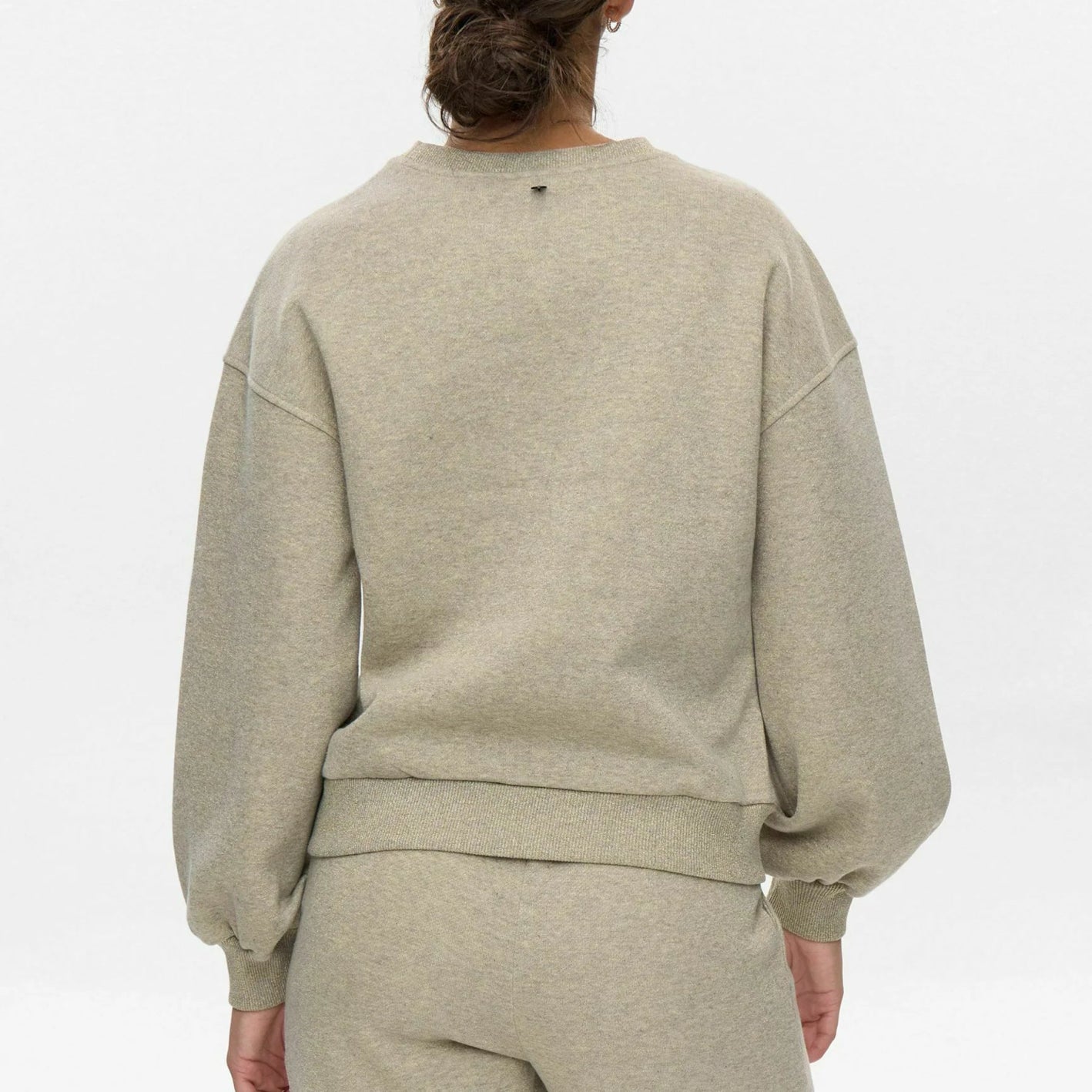 Numph Nucalli Sweatshirt Creme Melange - Steranko Clothing Manchester