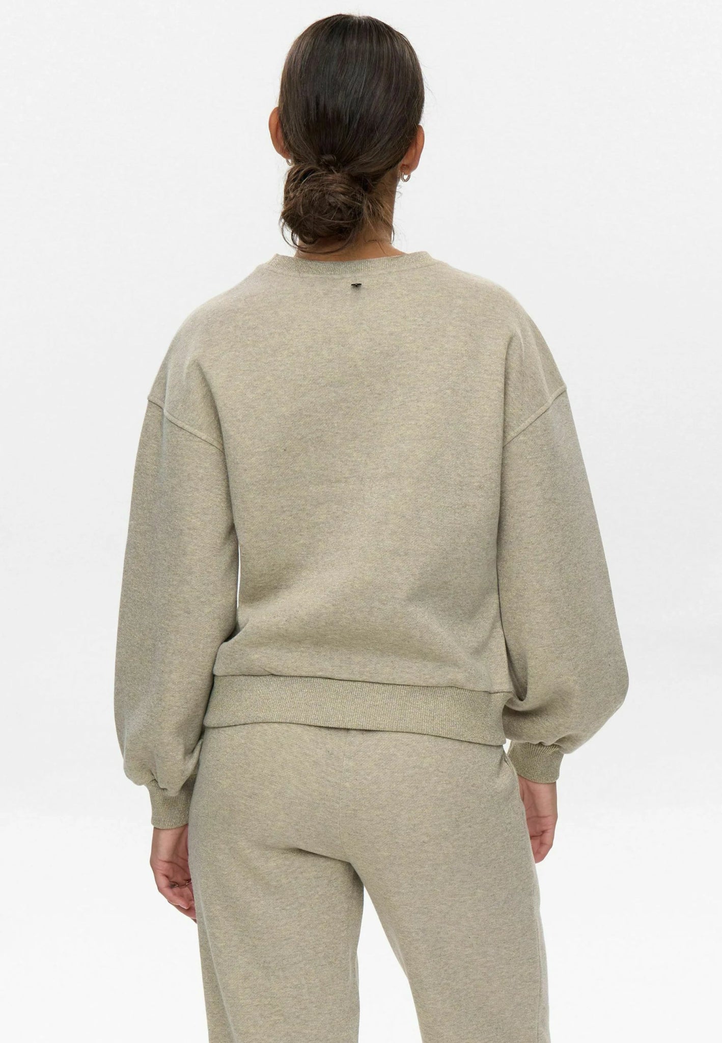 Numph Nucalli Sweatshirt Creme Melange - Steranko Clothing Manchester