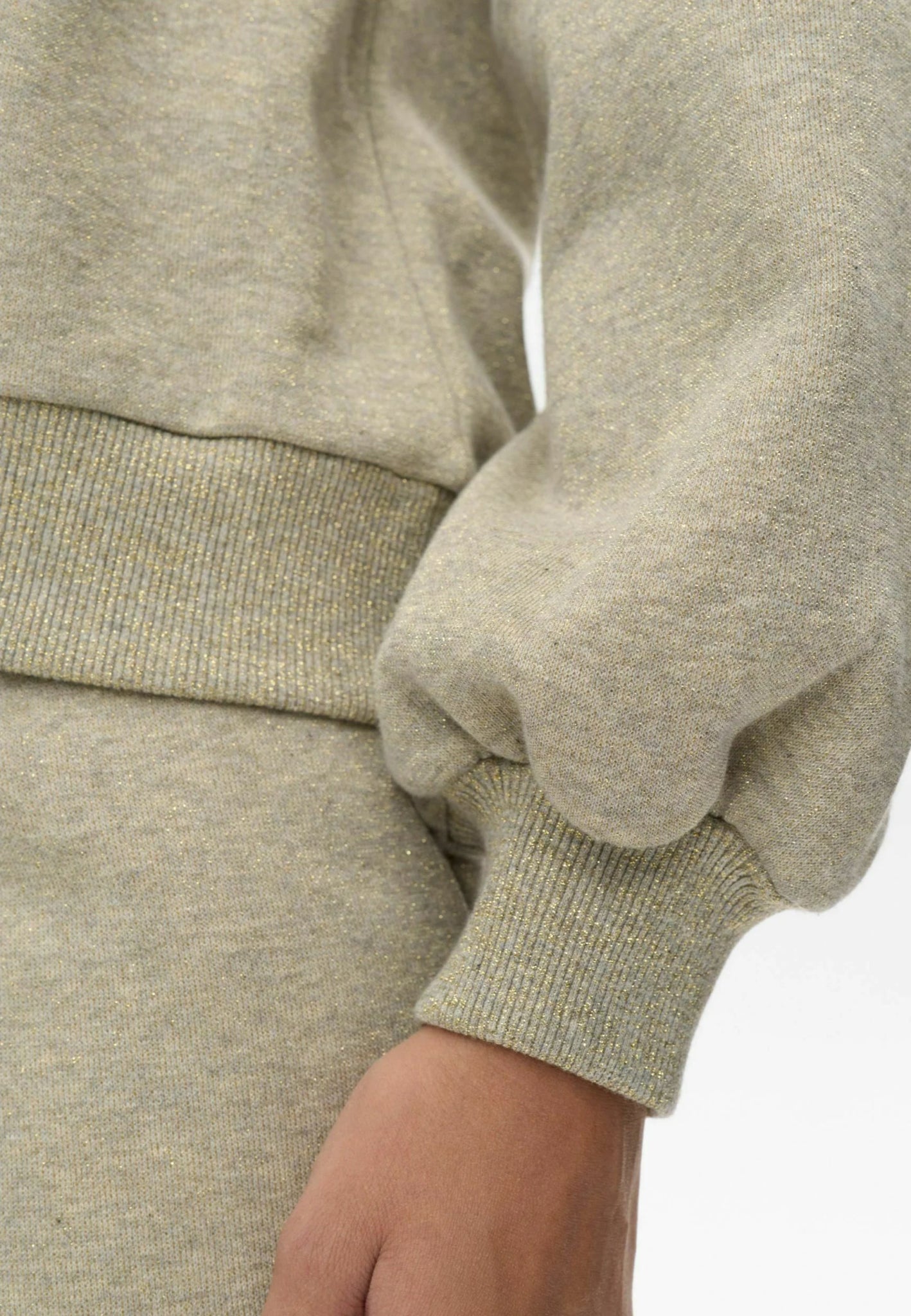 Numph Nucalli Sweatshirt Creme Melange - Steranko Clothing Manchester