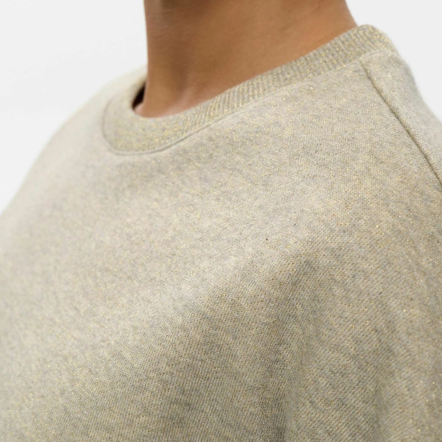 Numph Nucalli Sweatshirt Creme Melange - Steranko Clothing Manchester