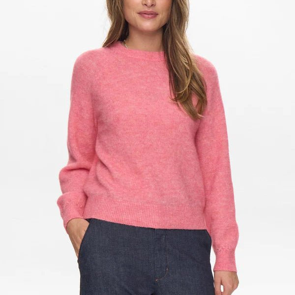 Numph Nuriette Pullover Pink Lemonade - Steranko Clothing Manchester