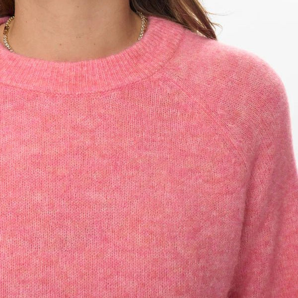Numph Nuriette Pullover Pink Lemonade - Steranko Clothing Manchester