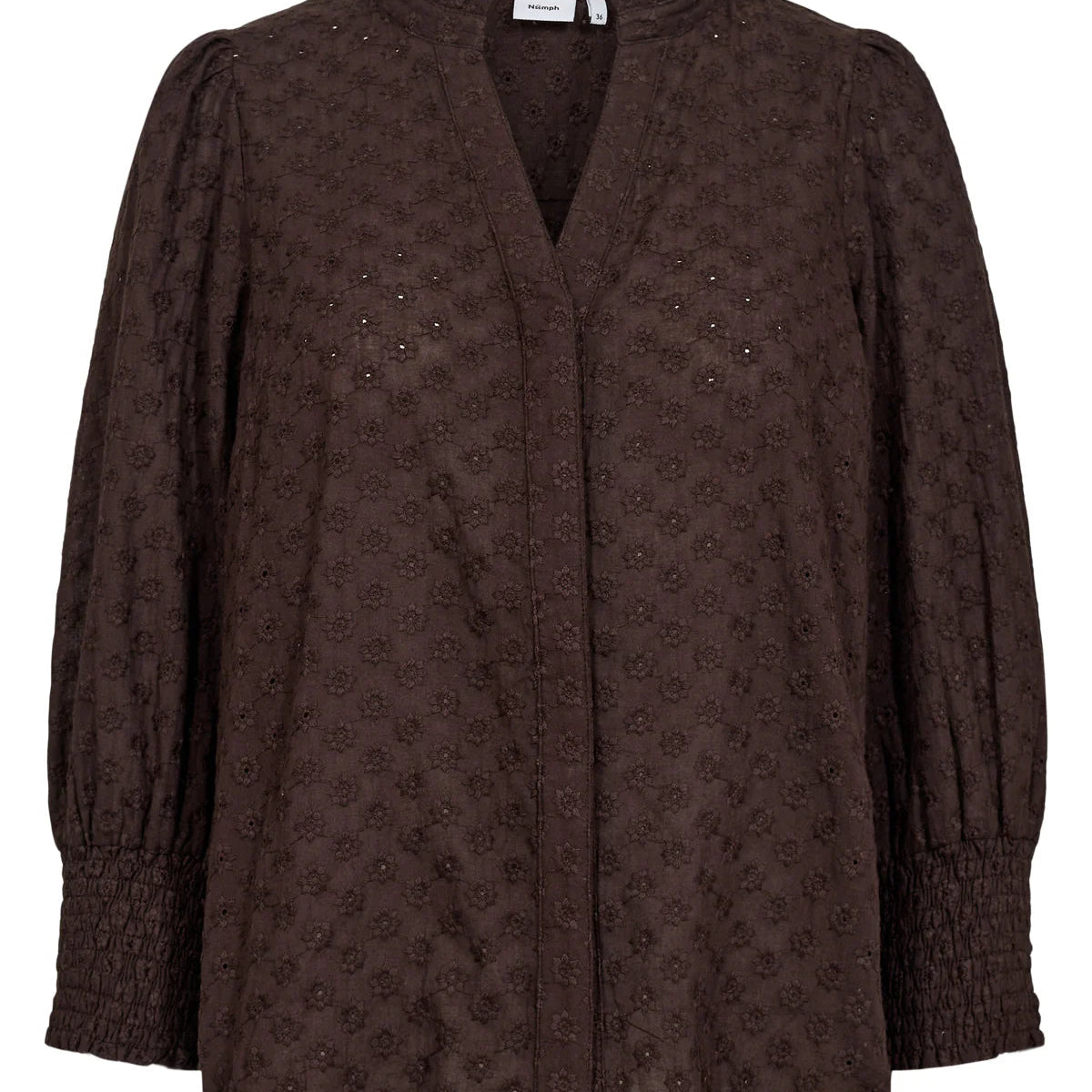 Numph Nusalvie Shirt Black Coffee - Steranko Clothing Manchester