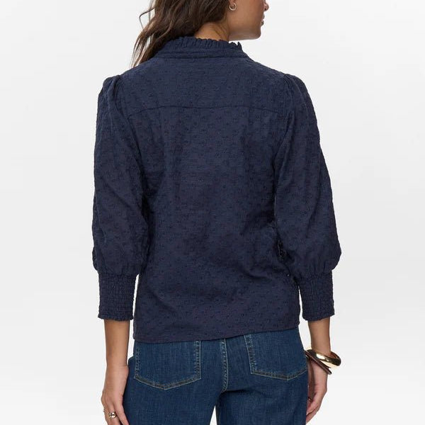 Numph Nusalvie Shirt Dark Sapphire - Steranko Clothing Manchester