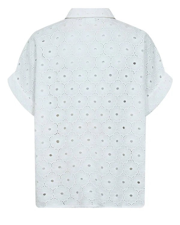 Numph Palma SS Shirt Bright White - Steranko Clothing Manchester