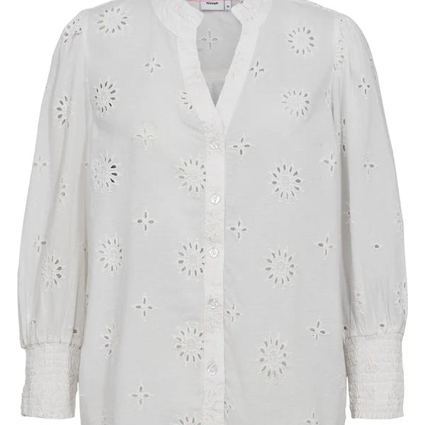 Numph Sammy Shirt Bright White - Steranko Clothing Manchester