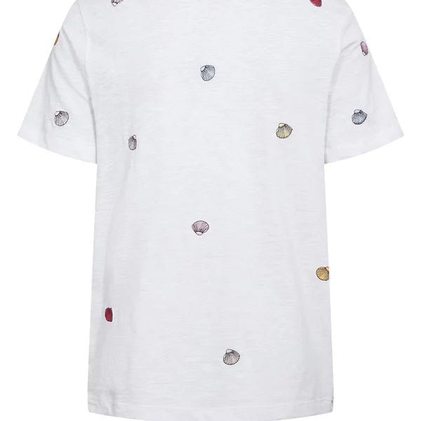 Numph Shellpa T-Shirt Bright White - Steranko Clothing Manchester