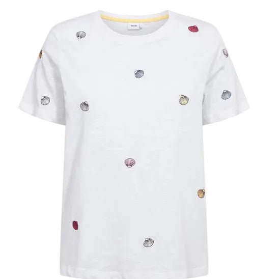 Numph Shellpa T-Shirt Bright White - Steranko Clothing Manchester