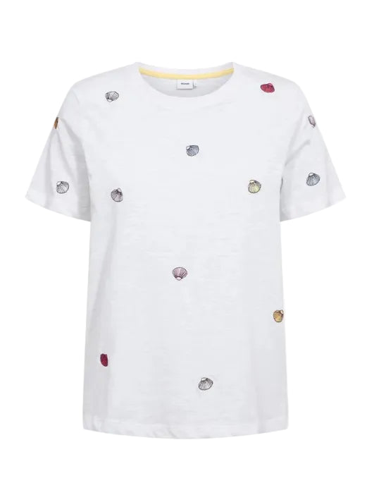 Numph Shellpa T-Shirt Bright White - Steranko Clothing Manchester