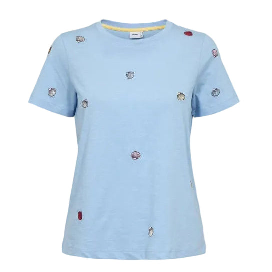Numph Shellpa T-Shirt Placid Blue - Steranko Clothing Manchester