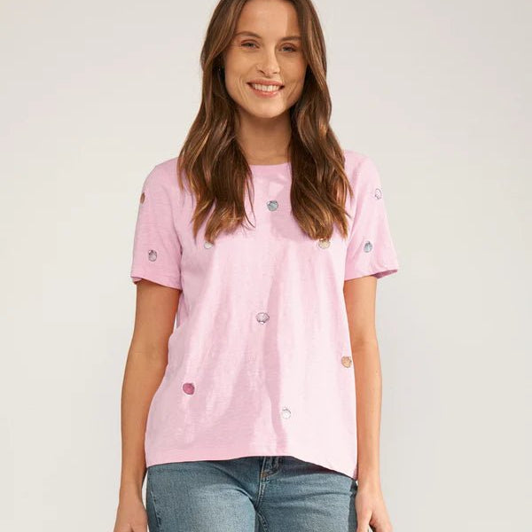 Numph Shellpa T-Shirt Prism Pink - Steranko Clothing Manchester