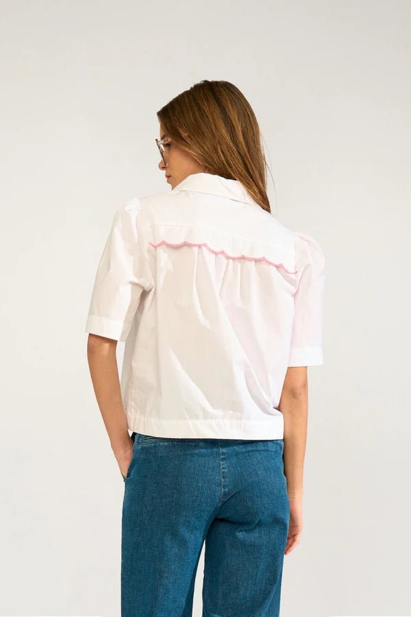 Numph Sienna Shirt Bright White - Steranko Clothing Manchester