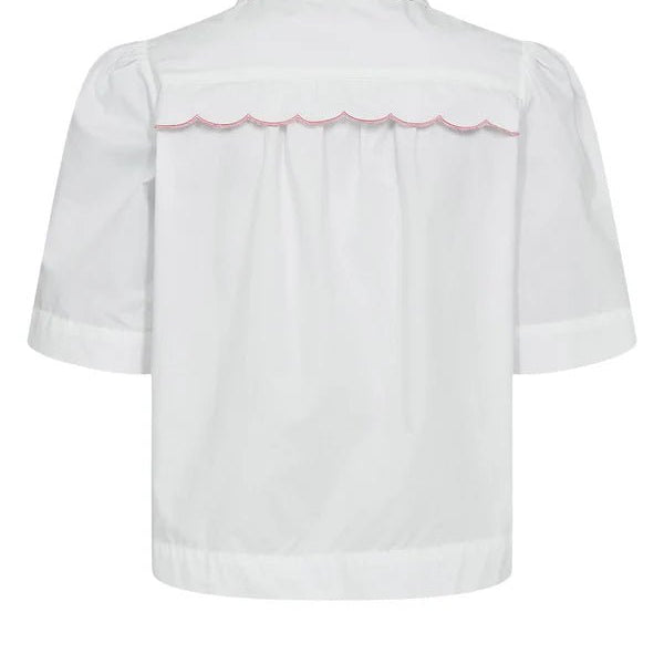 Numph Sienna Shirt Bright White - Steranko Clothing Manchester