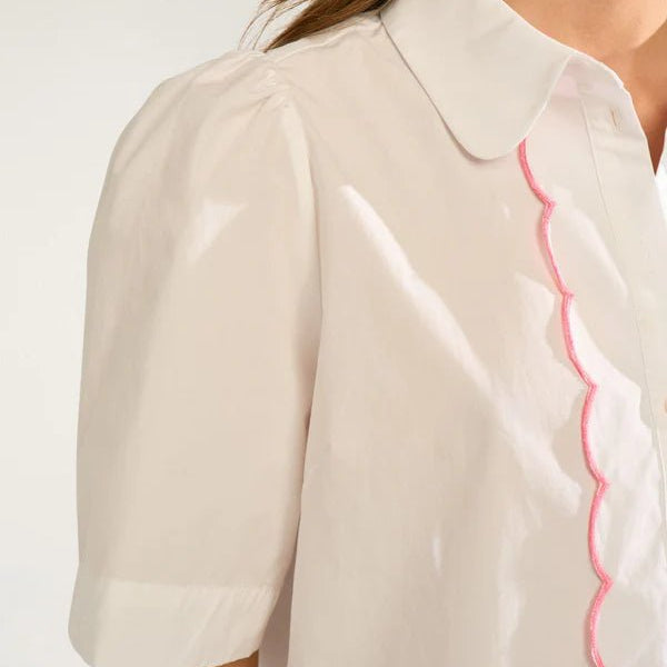 Numph Sienna Shirt Bright White - Steranko Clothing Manchester