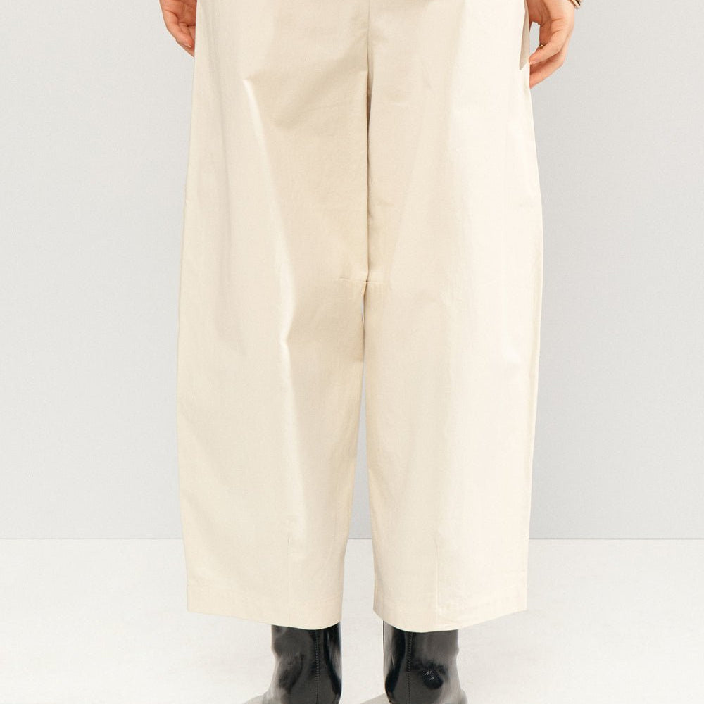 Numph Sunna Cropped Pants Whitecap Grey - Steranko Clothing Manchester
