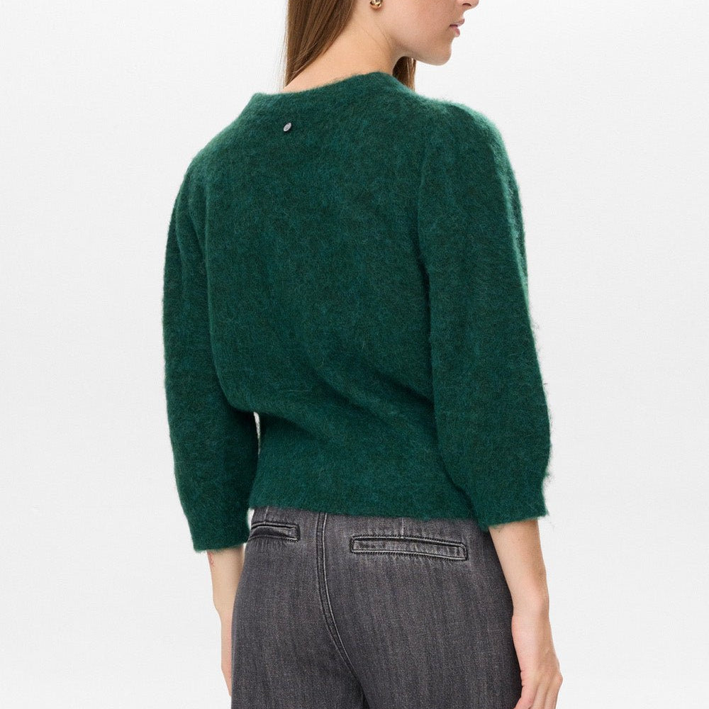 Numph Suri Brushed Pullover Rain Forest - Steranko Clothing Manchester