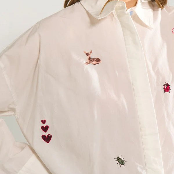 Numph Tenja Shirt Bright White - Steranko Clothing Manchester