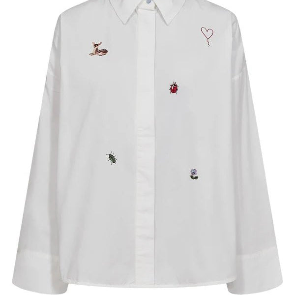 Numph Tenja Shirt Bright White - Steranko Clothing Manchester