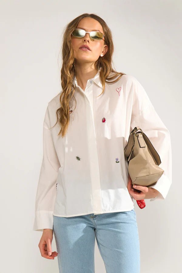 Numph Tenja Shirt Bright White - Steranko Clothing Manchester