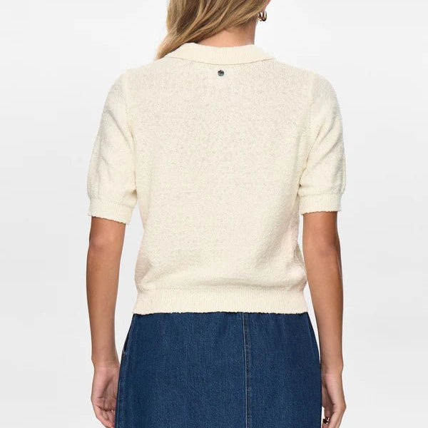 Numph Zola Cardigan Cloud Dancer - Steranko Clothing Manchester