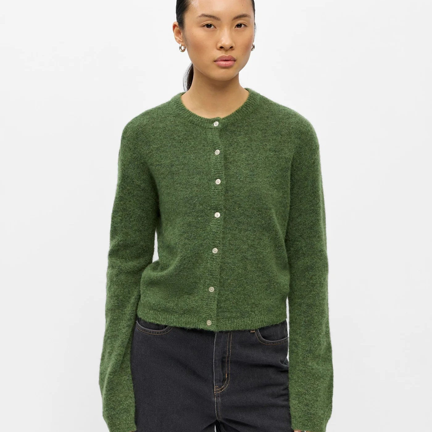 Object Alpaca Wool Blend Knitted Cardigan - Steranko Clothing Manchester