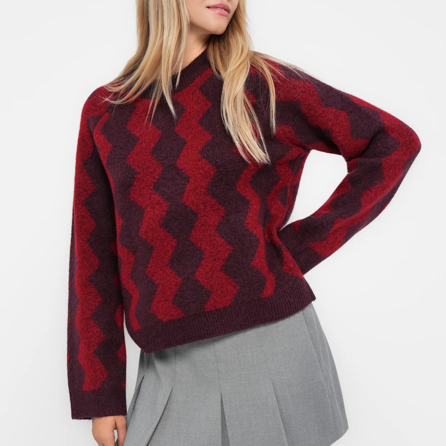 Object Diana Knit Mauve - Steranko Clothing Manchester