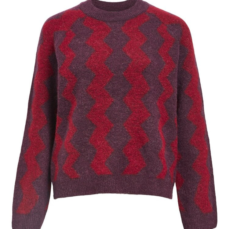 Object Diana Knit Mauve - Steranko Clothing Manchester