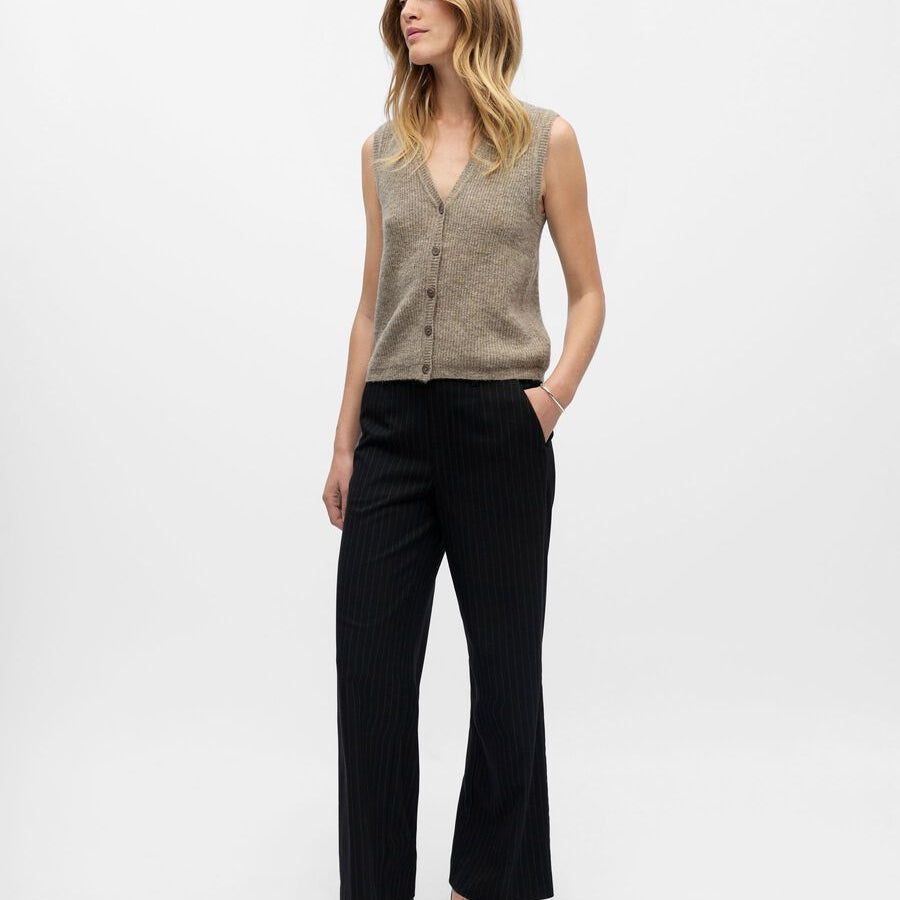 Object Diana Knitted Waistcoat Morel - Steranko Clothing Manchester