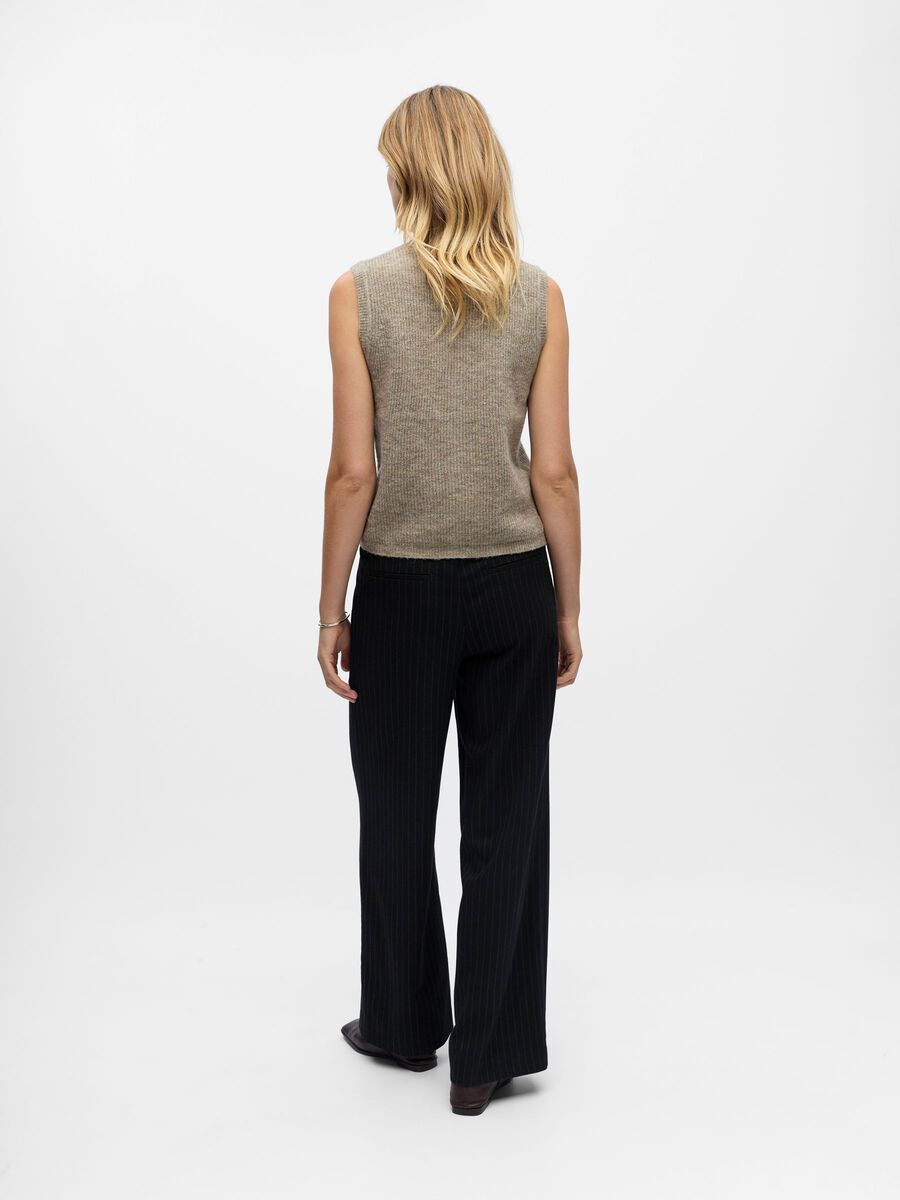 Object Diana Knitted Waistcoat Morel - Steranko Clothing Manchester