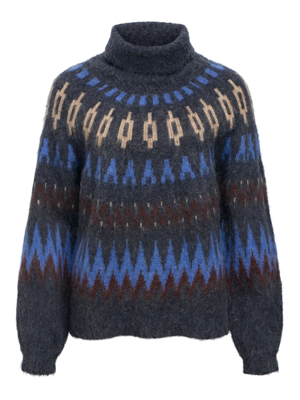 Object Diana Pullover Sky Captain / Multi - Steranko Clothing Manchester