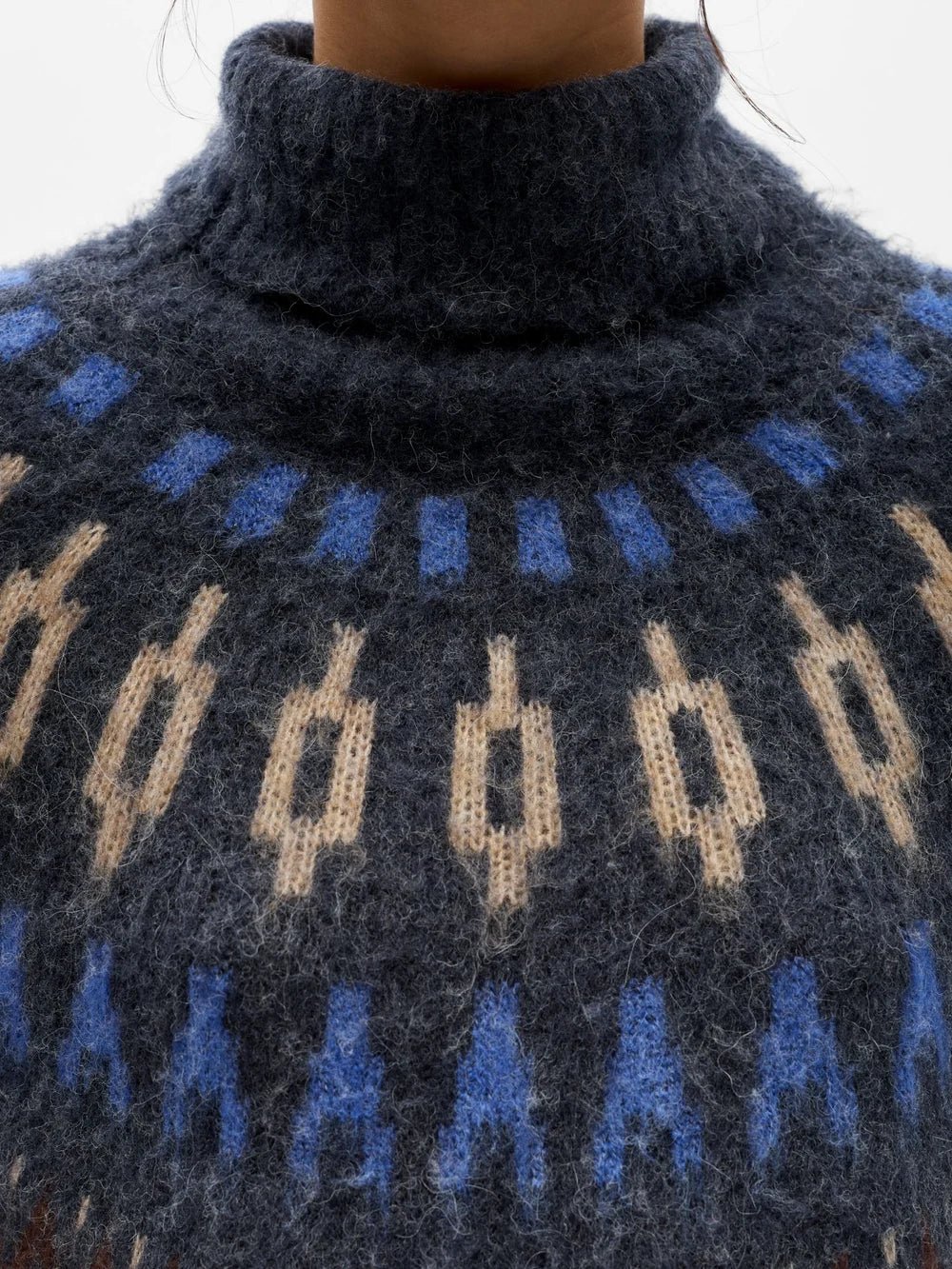 Object Diana Pullover Sky Captain / Multi - Steranko Clothing Manchester