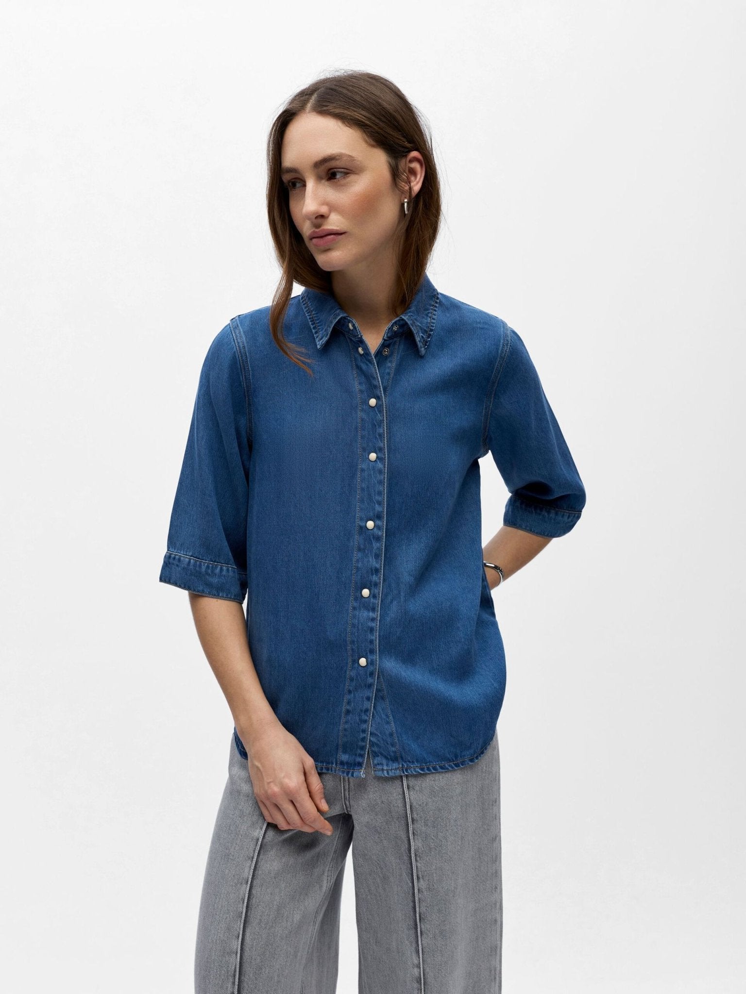 Object Frame Short Sleeve Denim Shirt - Steranko Clothing Manchester