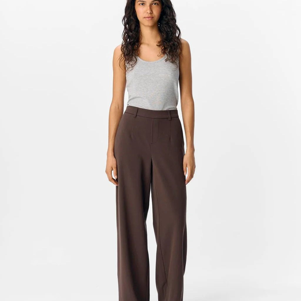 Object Lisa Wide Leg Seal Brown - Steranko Clothing Manchester