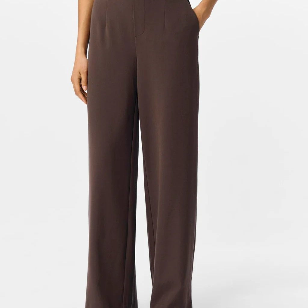 Object Lisa Wide Leg Seal Brown - Steranko Clothing Manchester
