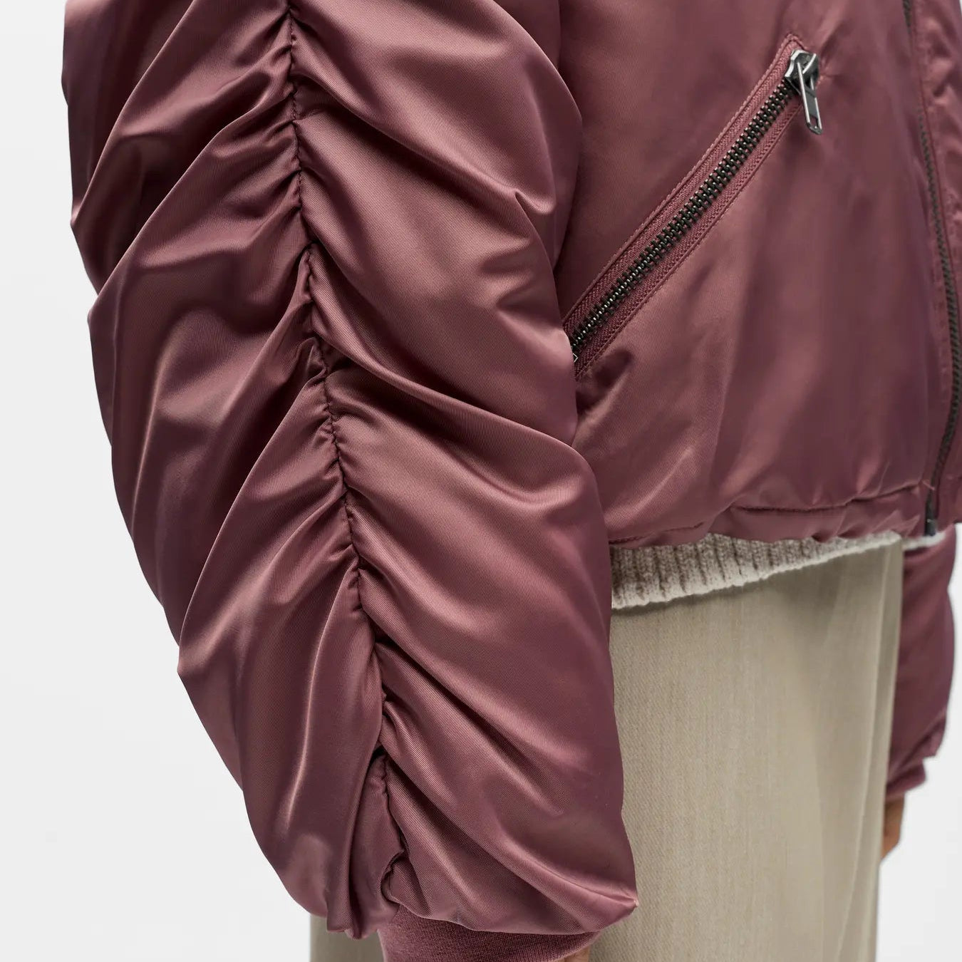 Object Mary Bomber Jacket Rose Brown - Steranko Clothing Manchester