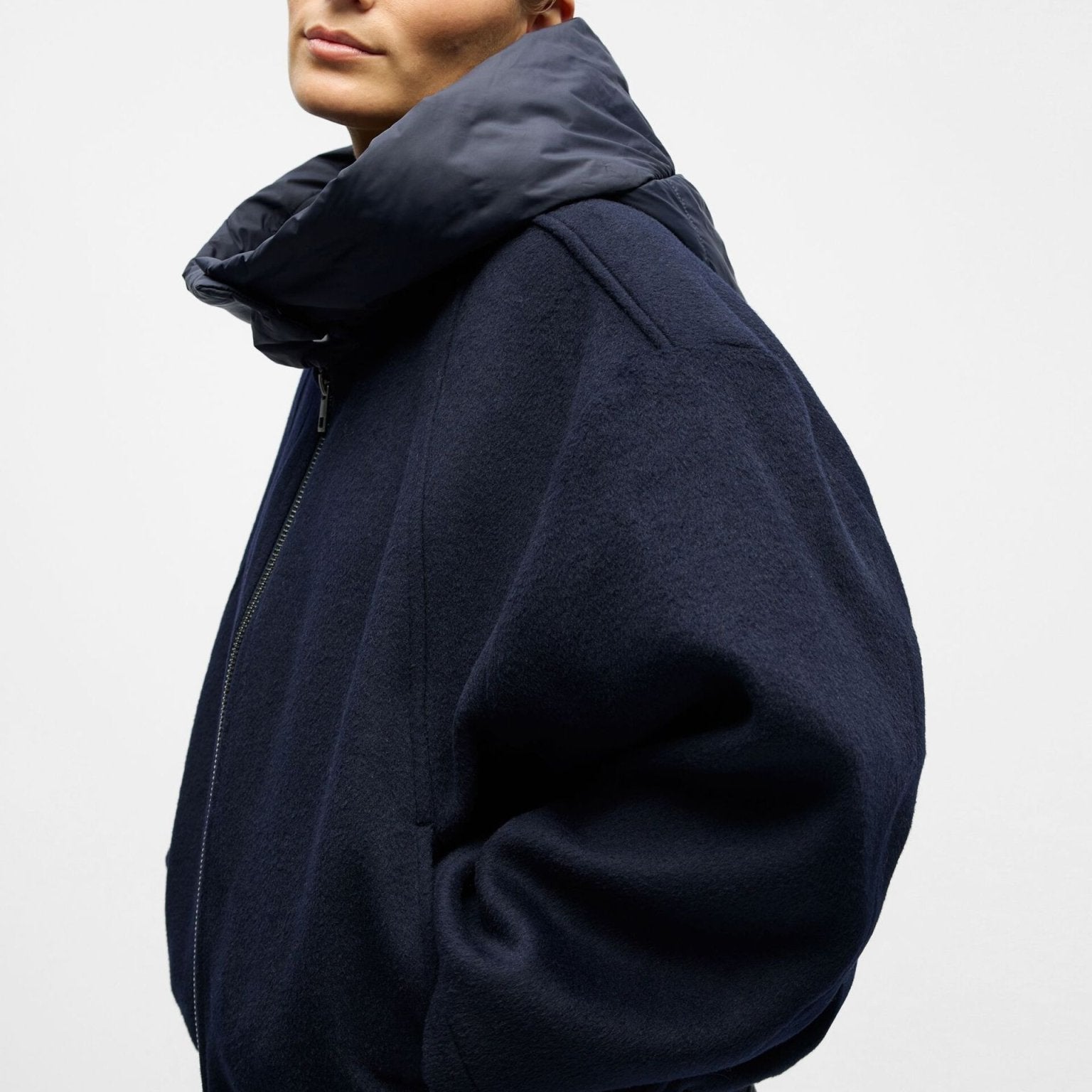 Object Moore Wool Bomber Sky Captain - Steranko Clothing Manchester