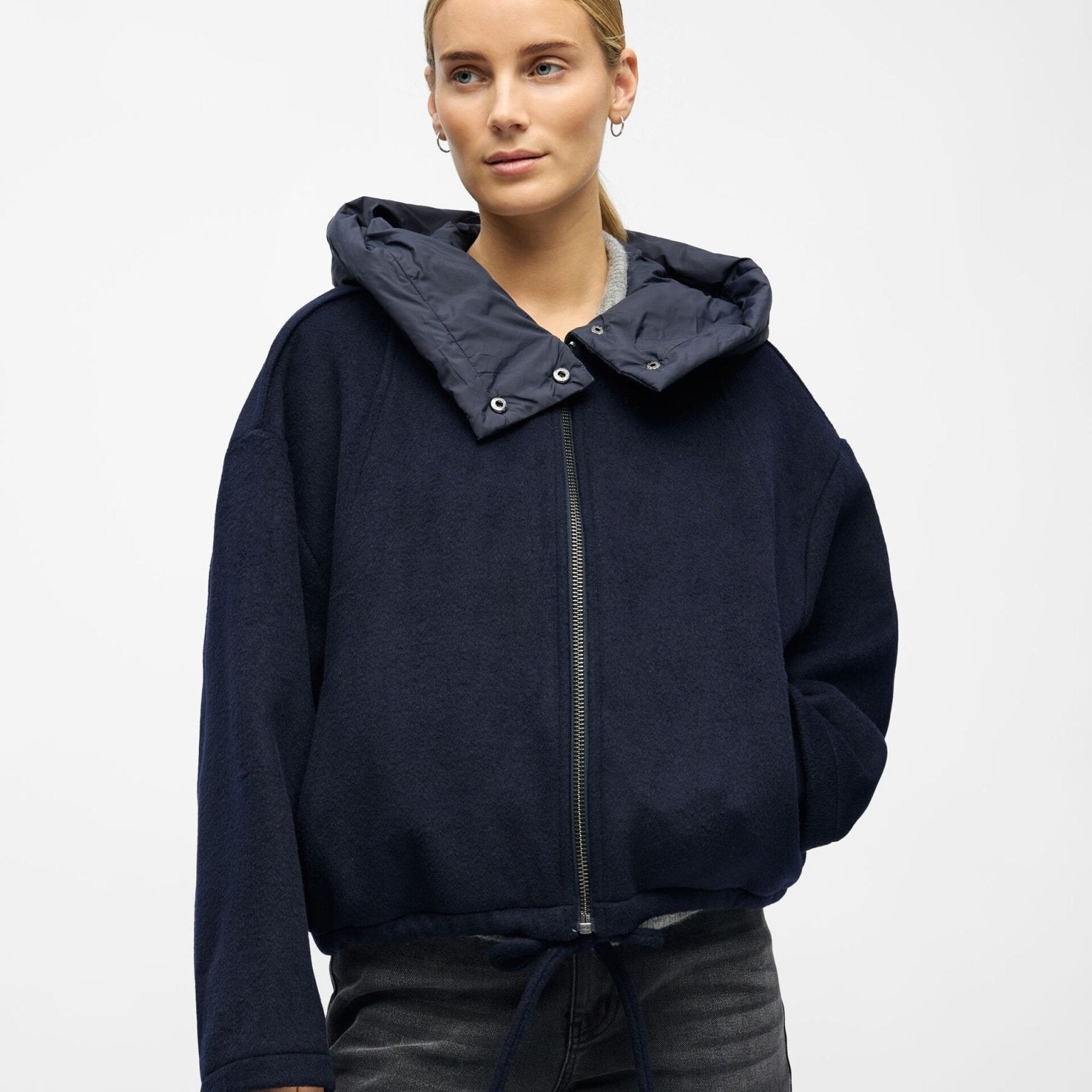 Object Moore Wool Bomber Sky Captain - Steranko Clothing Manchester