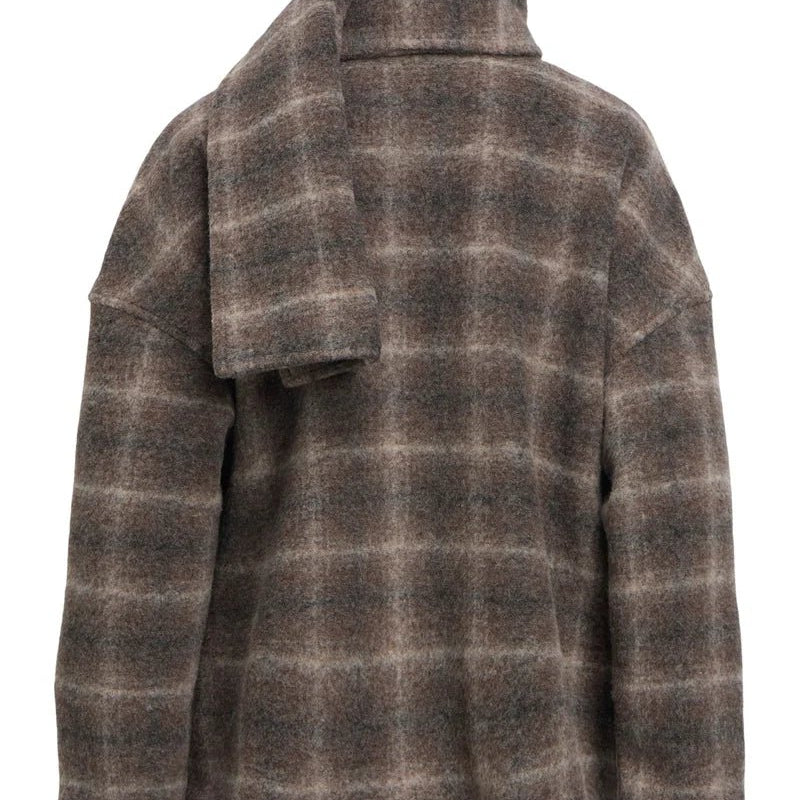 Object Scarf Detail Jacket Brown - Steranko Clothing Manchester