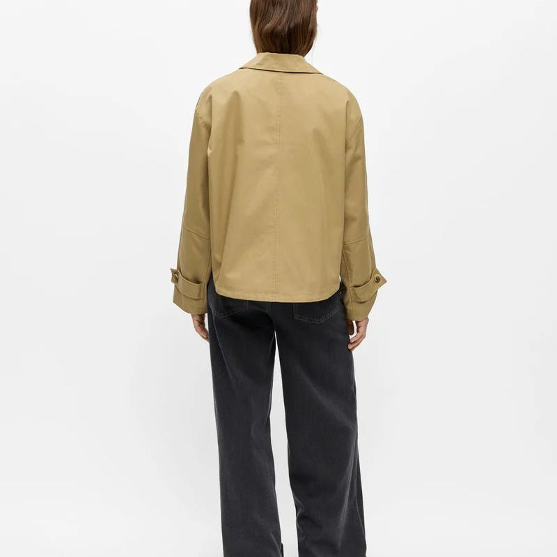 Object Sianna L/S Short Jacket Twill - Steranko Clothing Manchester