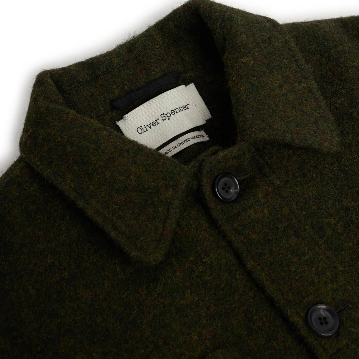 Oliver Spencer Addington Jacket Morgan Green - Steranko Clothing Manchester