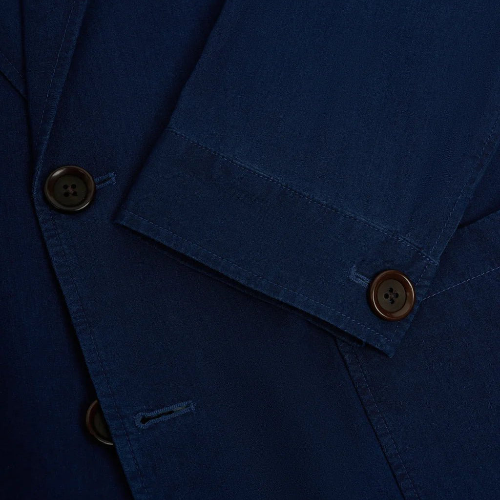 Oliver Spencer Bradwell Jacket Wylie Indigo Rinse - Steranko Clothing Manchester