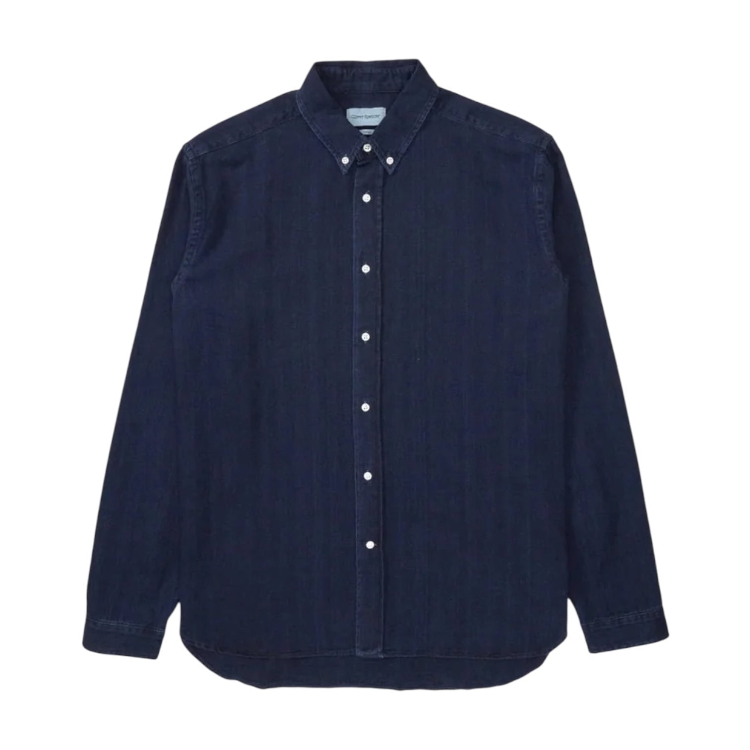 Oliver Spencer Brook Shirt Faye Indigo Blue - Steranko Clothing Manchester