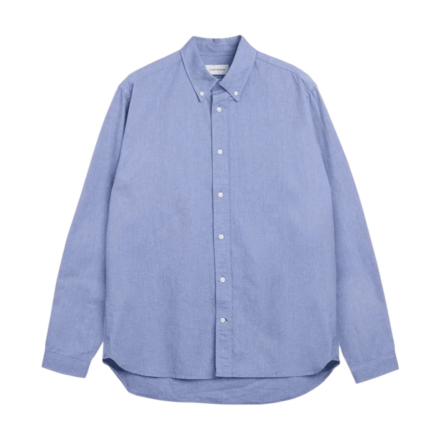Oliver Spencer Brook Shirt McKenzie Blue - Steranko Clothing Manchester