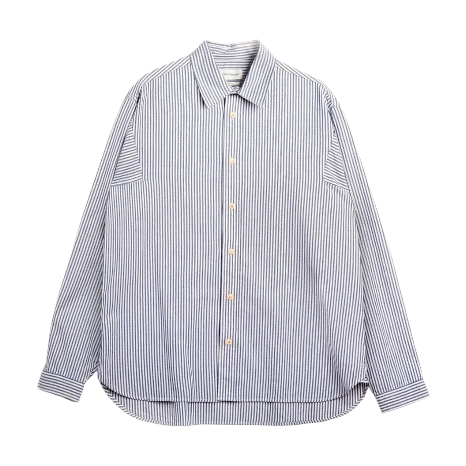 Oliver Spencer Garrison LS Shirt Brimham Blue - Steranko Clothing Manchester