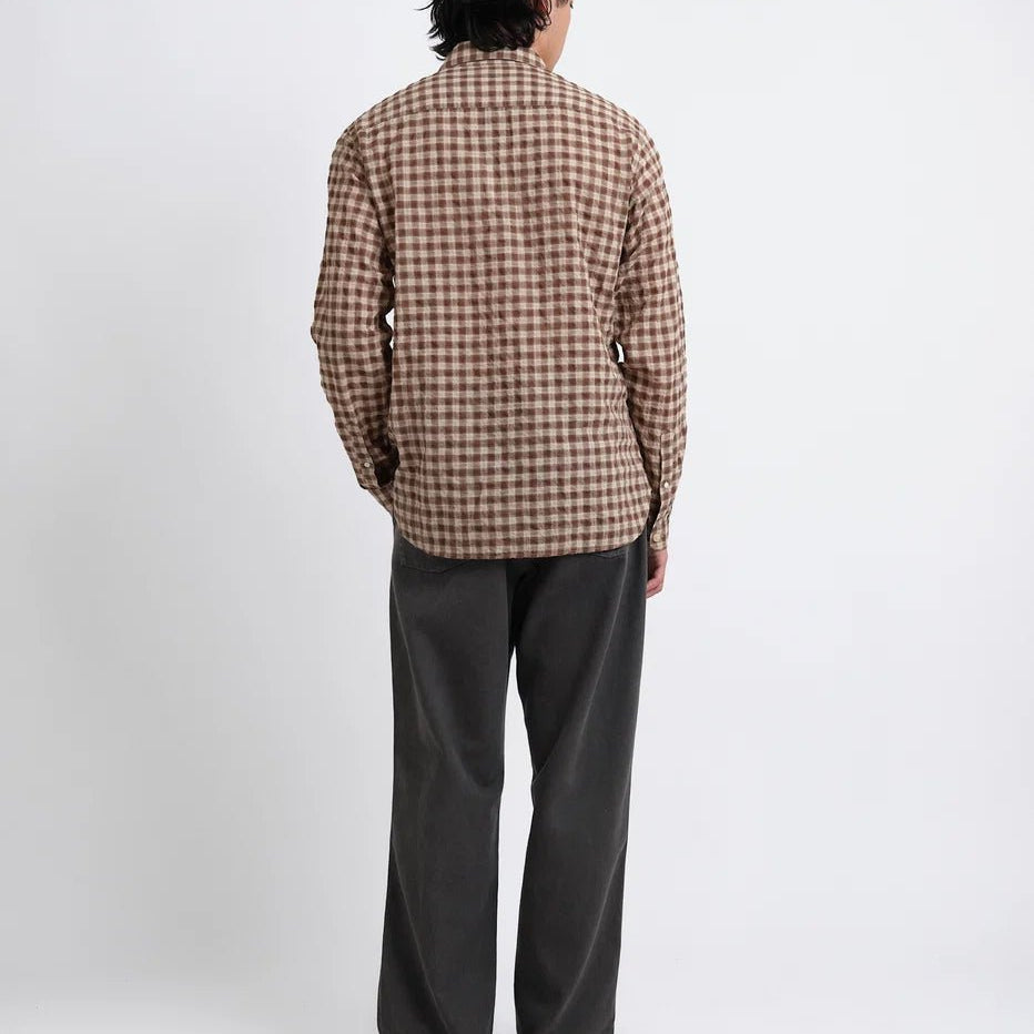 Oliver Spencer Mulvey Shirt Ennis Brown - Steranko Clothing Manchester